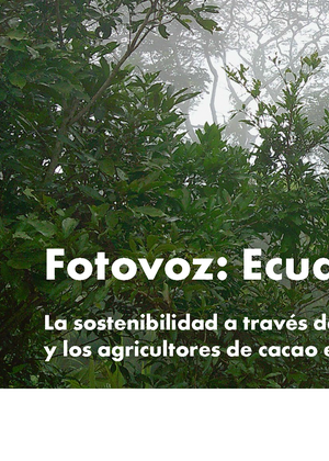 Fotovoz: Ecuador - La sostenibilidad a través de los ojos de las y los agricultores de cacao en Ecuador