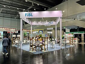 FiBL stand at an exhibition