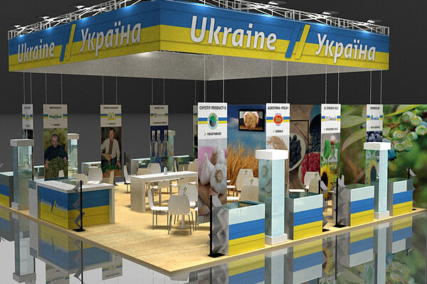 model of the Ukraine's country stall