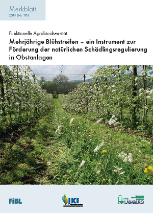 Mehrjährige Blühstreifen – ein Instrument zur Förderung der natürlichen Schädlingsregulierung in Obstanlagen
