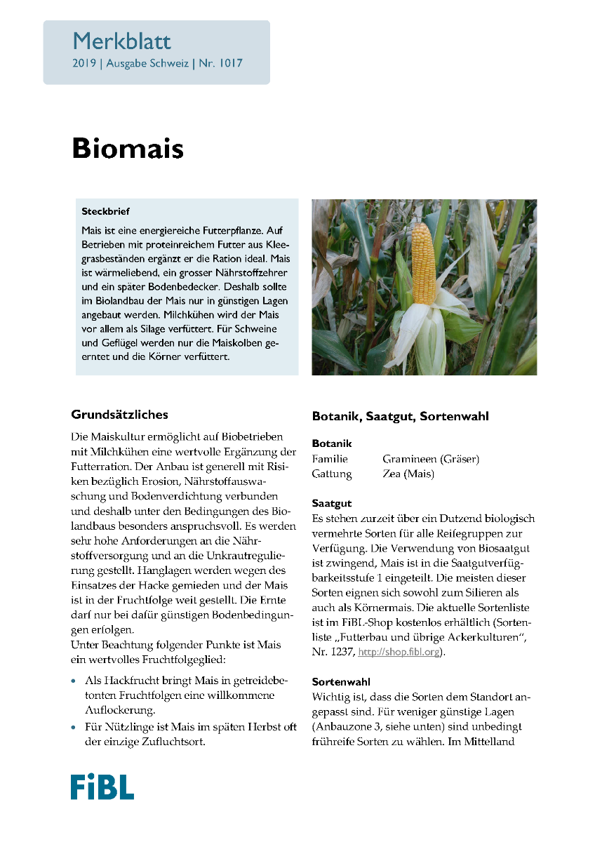 Cover: Biomais