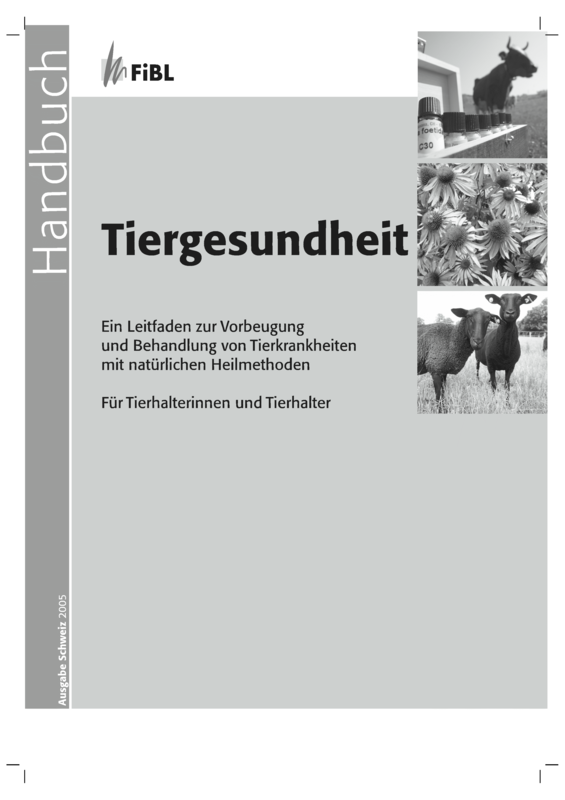 Cover: Handbuch Tiergesundheit