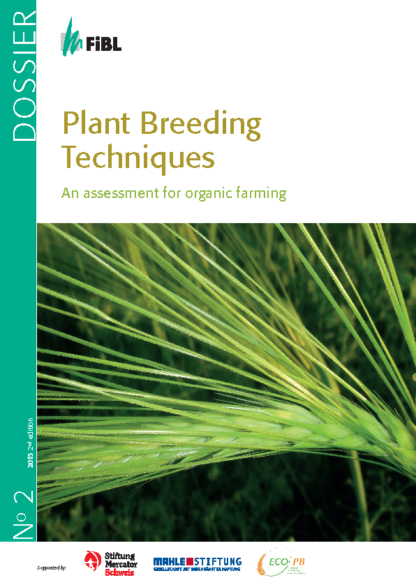 Cover: Plant Breeding Techniques
