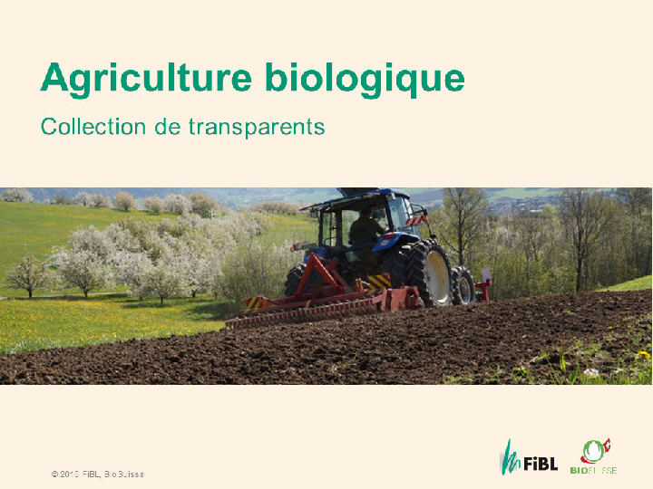 Cover: Collection de transparents sur l’agriculture biologique