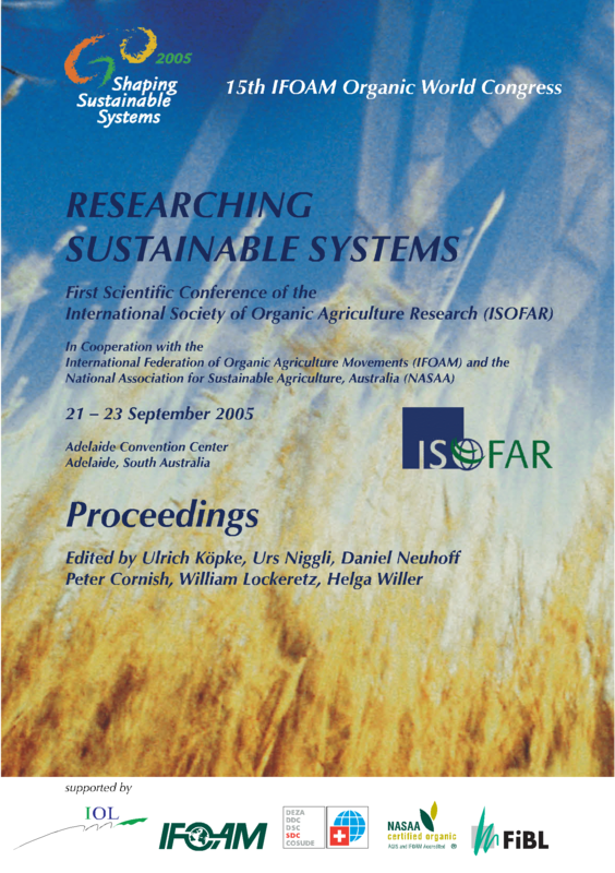 Cover: Researching Sustainable Systems
