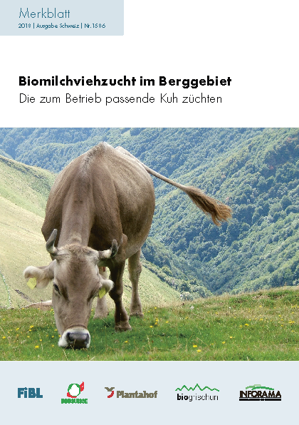 Cover: Biomilchviehzucht im Berggebiet