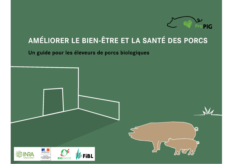 Cover: Améliorer le bien-être et la santé des porcs