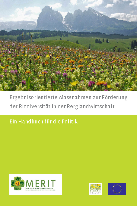 Cover: Ergebnisorientierte Maßnahmen zur Förderung der Biodiversität in der Berglandwirtschaft