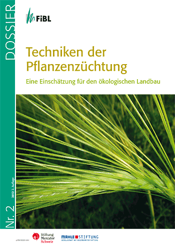 Cover FiBL Dossier Pflanzenzüchtung