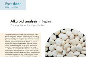 Cover: Alkaloid analysis in lupins