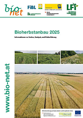 Cover der Broschüre Bioherbstanbau 2025.