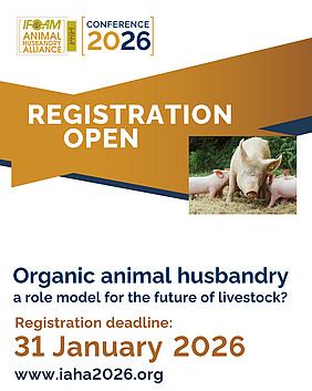 IAHA logo with registration information.