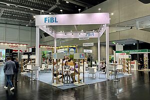 FiBL stand at an exhibition