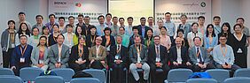 Group portrait of the main speakers