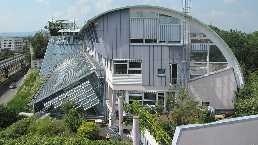 Ansicht Ökohaus in Frankfurt