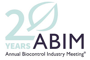 ABIM anniversary logo.
