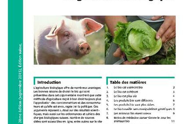 Couverture 100 arguments en faveur de l'agriculture biologique