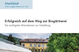 Cover: Erfolgreich auf dem Weg zur Biogärtnerei