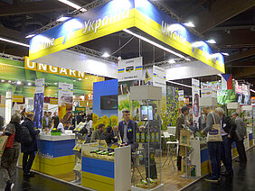 Le stand de l'Ukraine à Biofach.