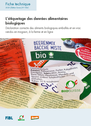 L’étiquetage des denrées alimentaires biologiques