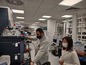 Wissenschaftler in einem Labor
