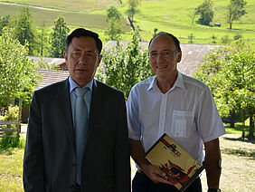 Botschafter der V.R. China Wenbing Geng und FiBL-Direktor Professor Urs Niggli