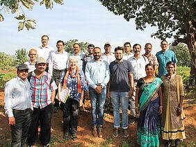 On-station trial site in Odisha