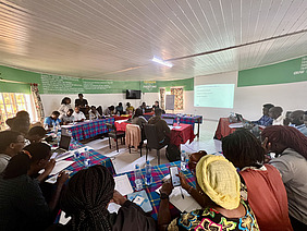 Participants at a workshop.