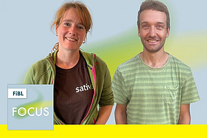 Eine Frau und ein Mann.