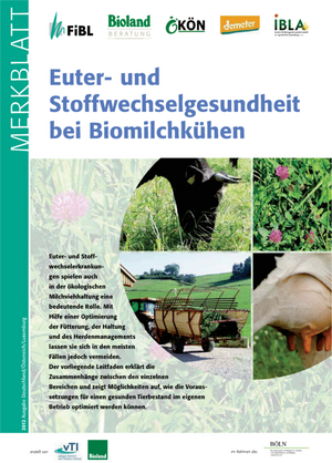 Euter- und Stoffwechselgesundheit bei Biomilchkühen