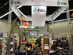 FiBL's stall at BIOFACH