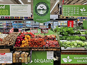 Kilimohai products in a supermarket.