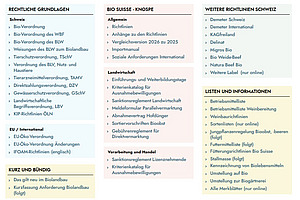 Grafik mit Texten in bunten, pastellfarbenen Boxen.