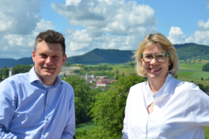 Jürn Sanders und Beate Huber