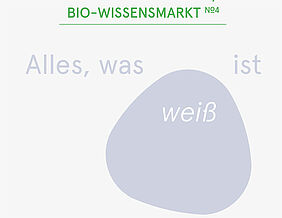 Logo Biowissensmarkt "Alles, was weiß ist"