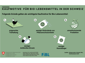 Grafik: Kaufmotive für Bio-Lebensmittel