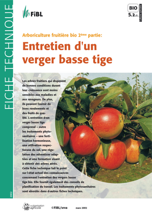 Arboriculture fruitière bio 2ème partie