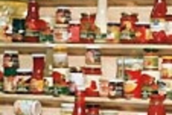 Bioprodukte im Verkaufsregal