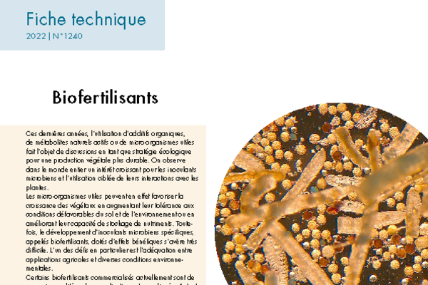 Cover Fiche technique biofertilisants