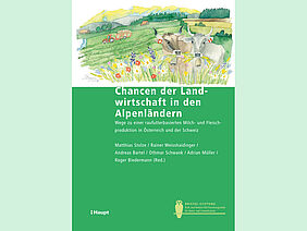 Cover des Buches mit Illustration von zwei Kühen auf einer Weide.