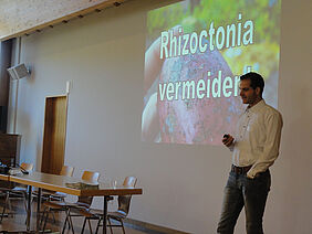 Christian Landzettel während seiner Präsentation