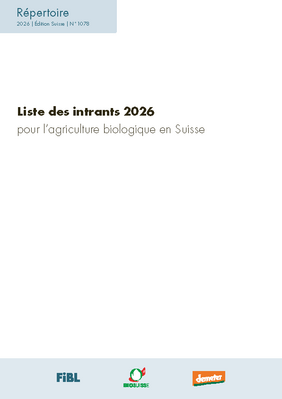 Liste des Intrants Suisse.