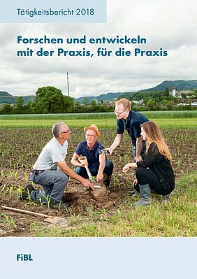 Cover "Tätigkeitsbericht 2018"