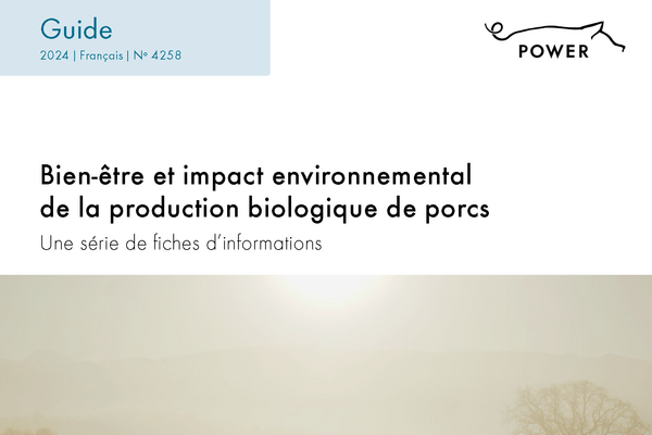 Cover: Bien-être et impact environnemental de la production biologique de porcs