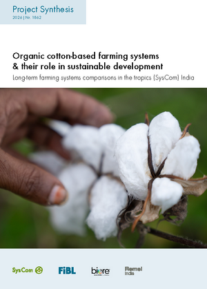 Organic cotton-based farming systems and their role in sustainable development