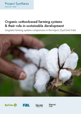 Organic cotton-based farming systems and their role in sustainable development.