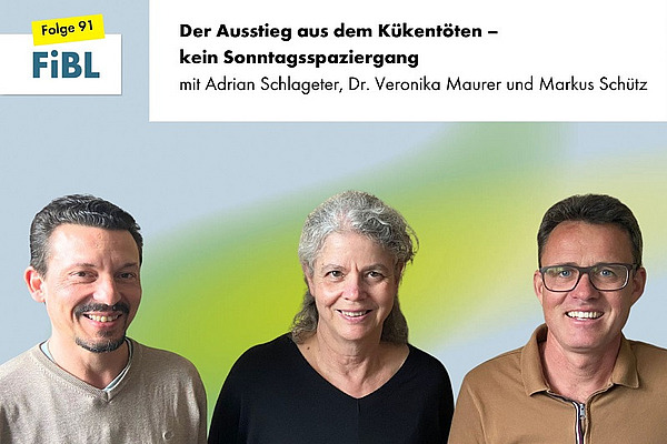 Zwei Männer und eine Frau.