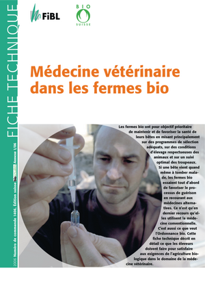 Médecine vétérinaire dans les fermes bio