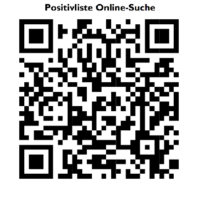 QR Code für die Positivliste.