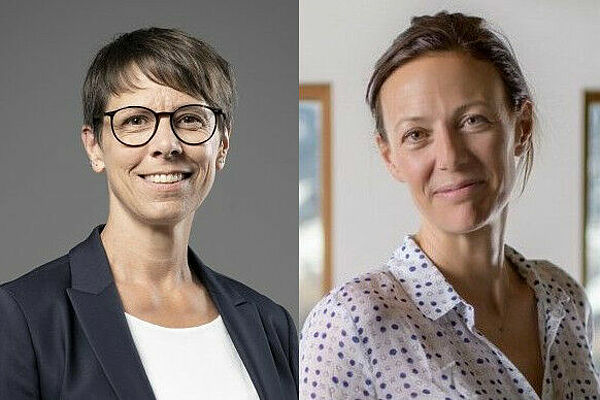 Les portraits d'Anne Challandes et Sofia de Meyer